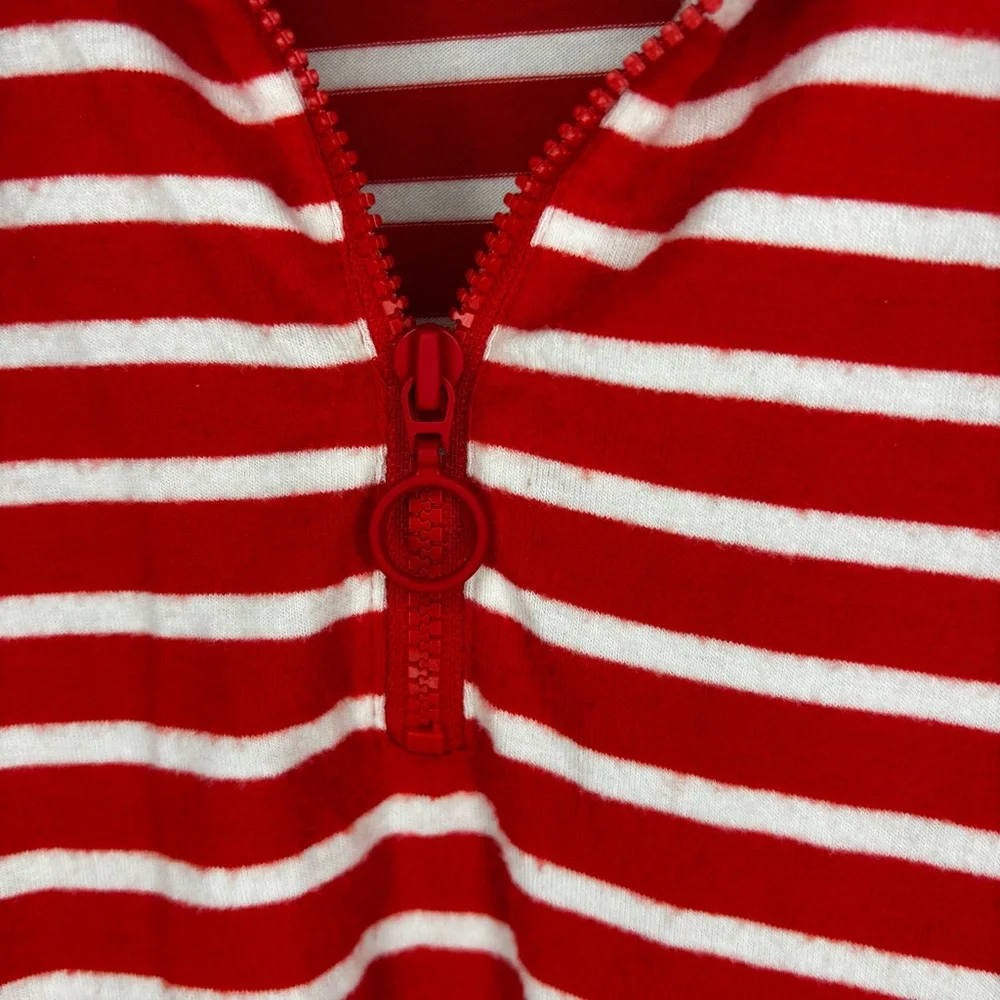 Aerie Red and White Striped Pajama Set Women’s Size Large‎